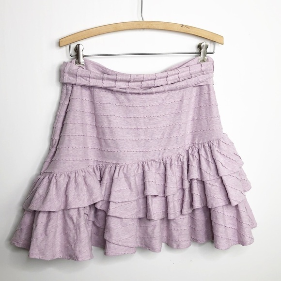 TULA Rosa lavender ruffle hem scallop detail mini skirt - Picture 13 of 14